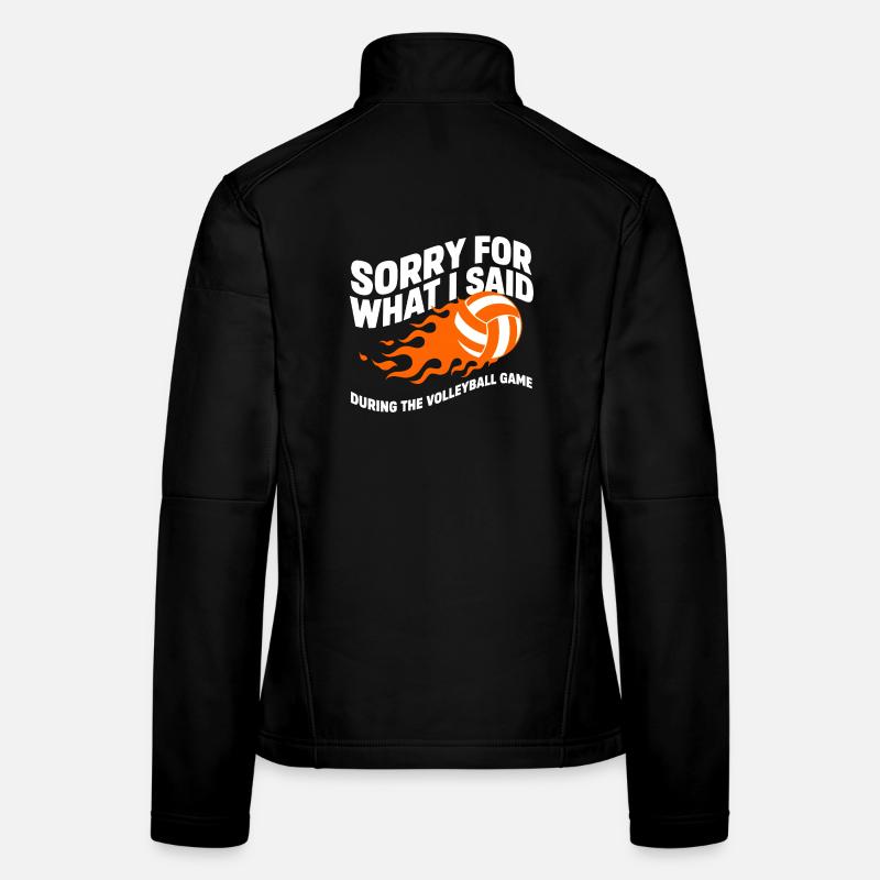 Citation du volley-ball de plage Veste en tissu softshell Femme