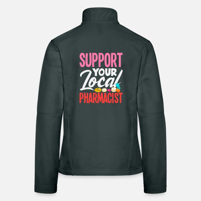 Support your local pharmacist Women's Softshell Jacket