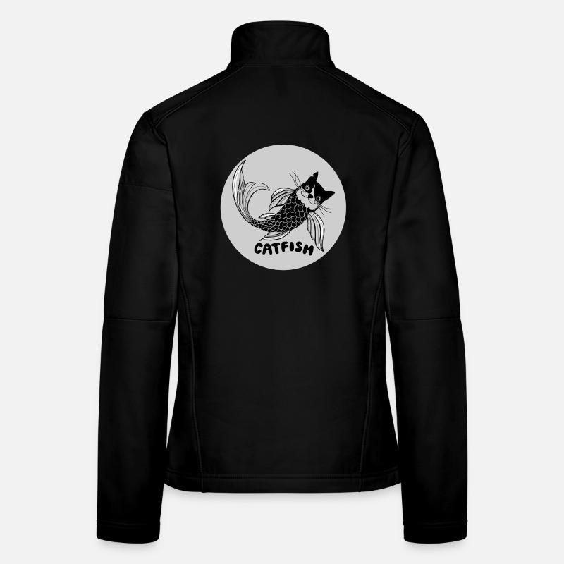 Type-o-Cat #74 CATfish Women's Softshell Jacket