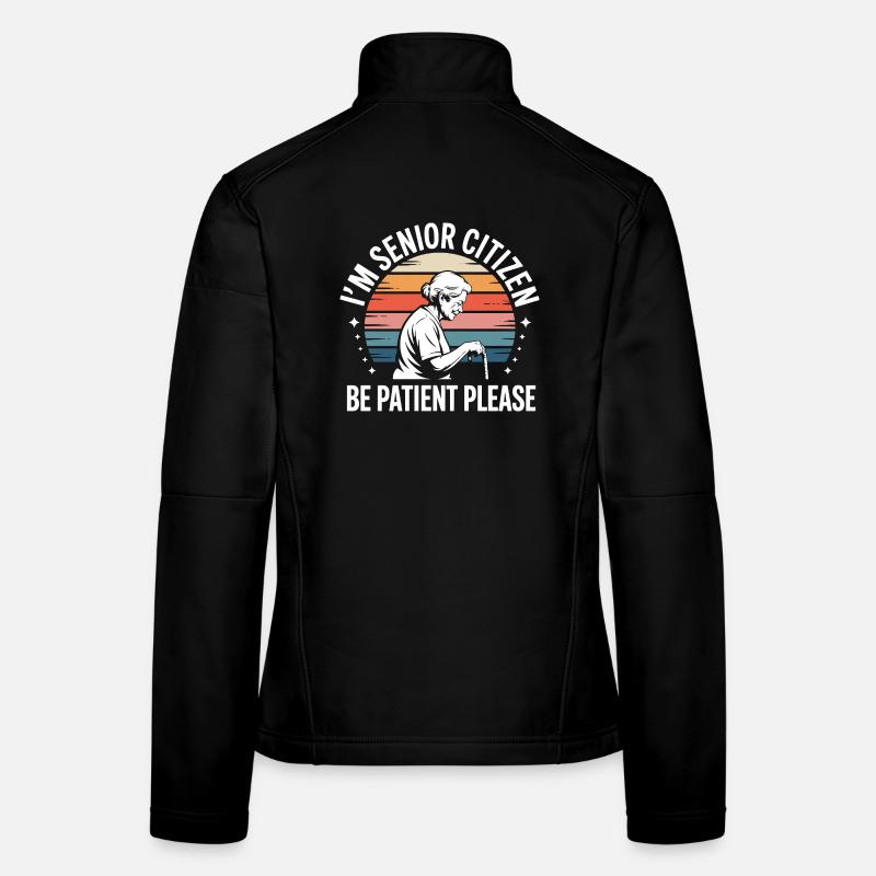 Geduld mit Großmutter Kleidung Frauen Softshelljacke