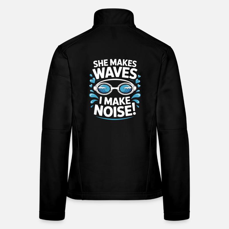 Schwimmen Sprüche Lustiges Schwimmen Geschenk Frauen Softshelljacke