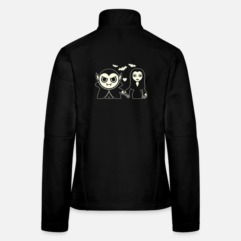Vampire et Vampire de la Nuit Veste en tissu softshell Femme