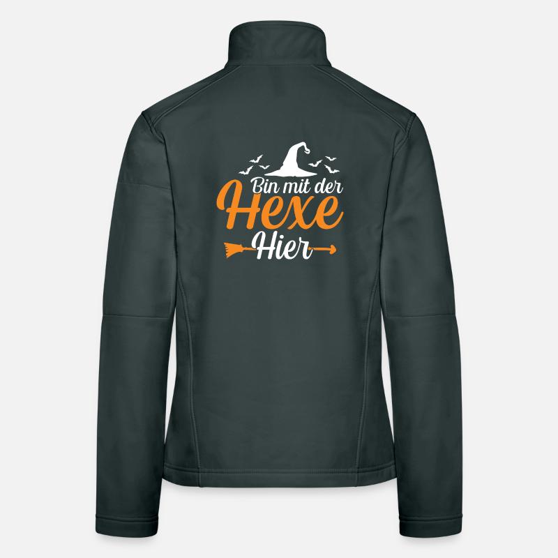 I'm here with the witch Halloween Women's Softshell Jacket