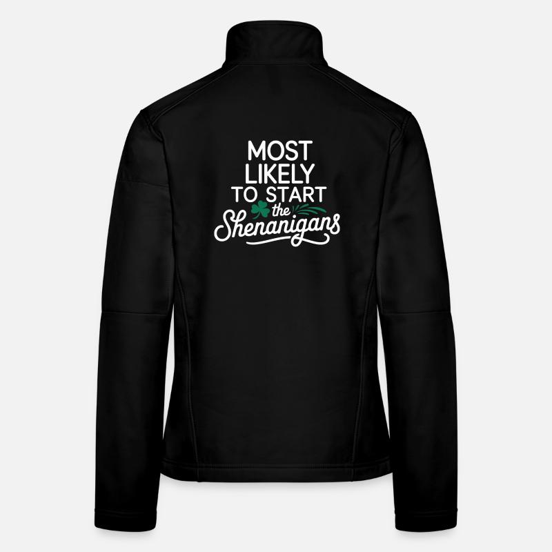 Am ehesten wird er Unfug anfangen Frauen Softshelljacke