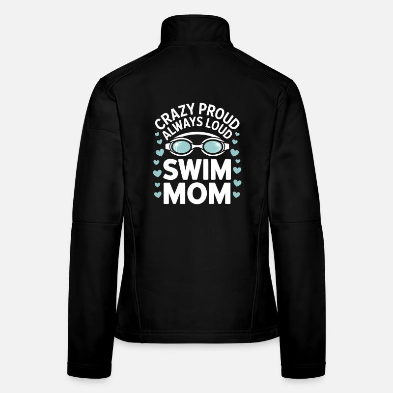 Schwimmen Sprüche Lustiges Schwimmen Geschenk Frauen Softshelljacke