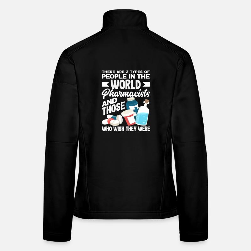 Stolzer Apotheker Pharmazietechniker Frauen Softshelljacke