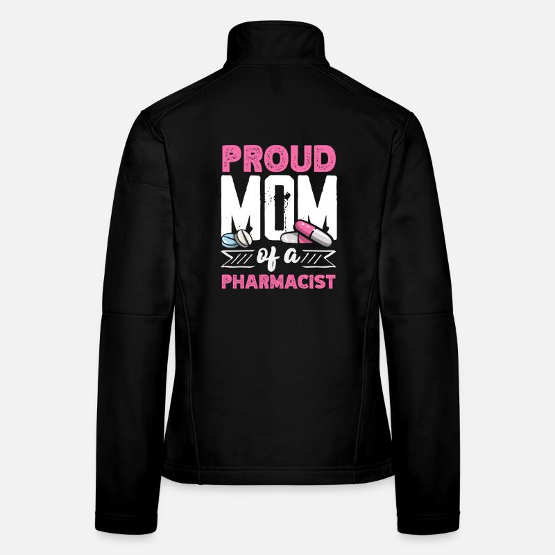 Fière mère d’un pharmacien Veste en tissu softshell Femme