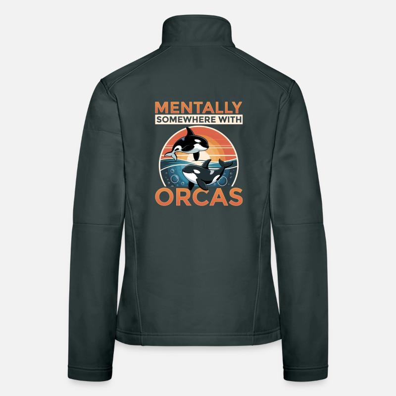 Funny Orca Women's Softshell Jacket