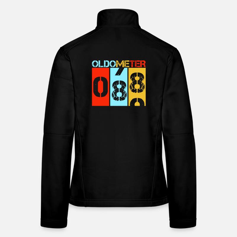 Oldometer 88 Lustiger 88. Geburtstag Retro Frauen Softshelljacke