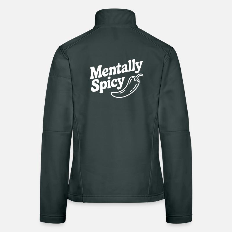 Mental scharf Frauen Softshelljacke