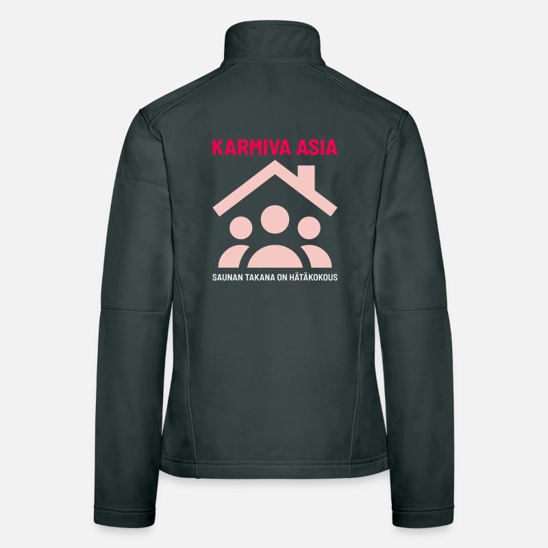 DAS GRUSELIGE DING HINTER DER SAUNA Frauen Softshelljacke