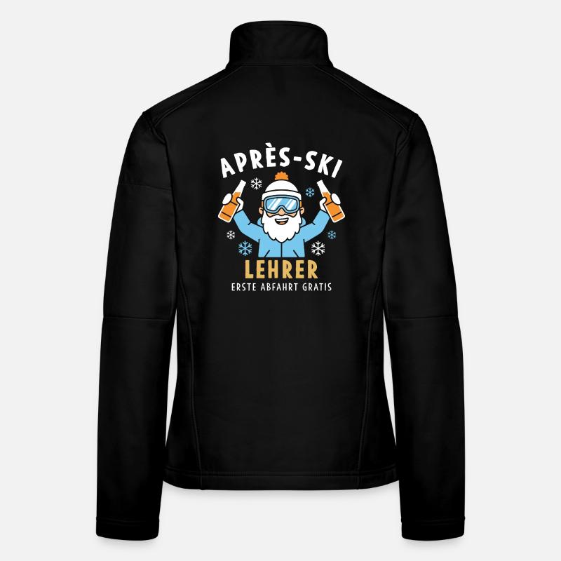 Moniteur d’après-ski Lustig - première descente gratuite Veste en tissu softshell Femme