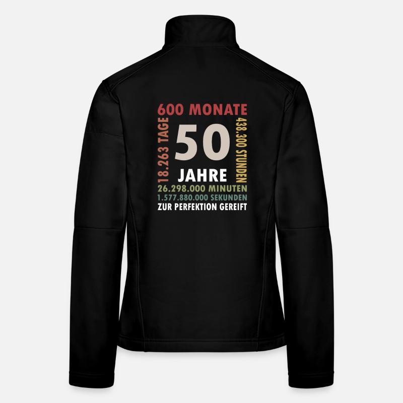 50e anniversaire Temps de maturité Veste en tissu softshell Femme