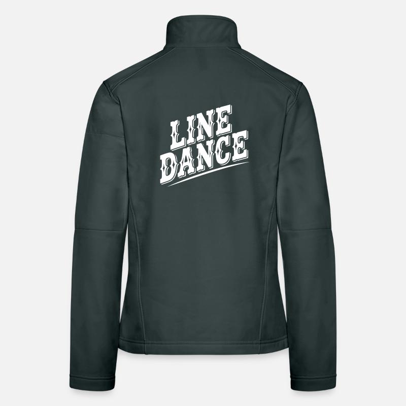 Line Dance Retro Stil Frauen Softshelljacke