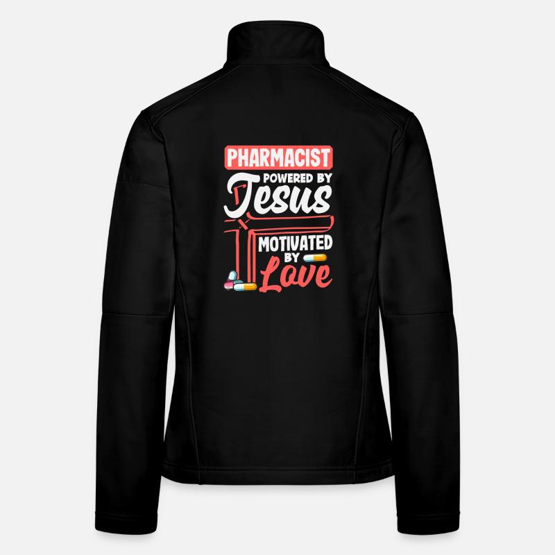 Pharmacist Jesus Christian Pharmacist Women's Softshell Jacket
