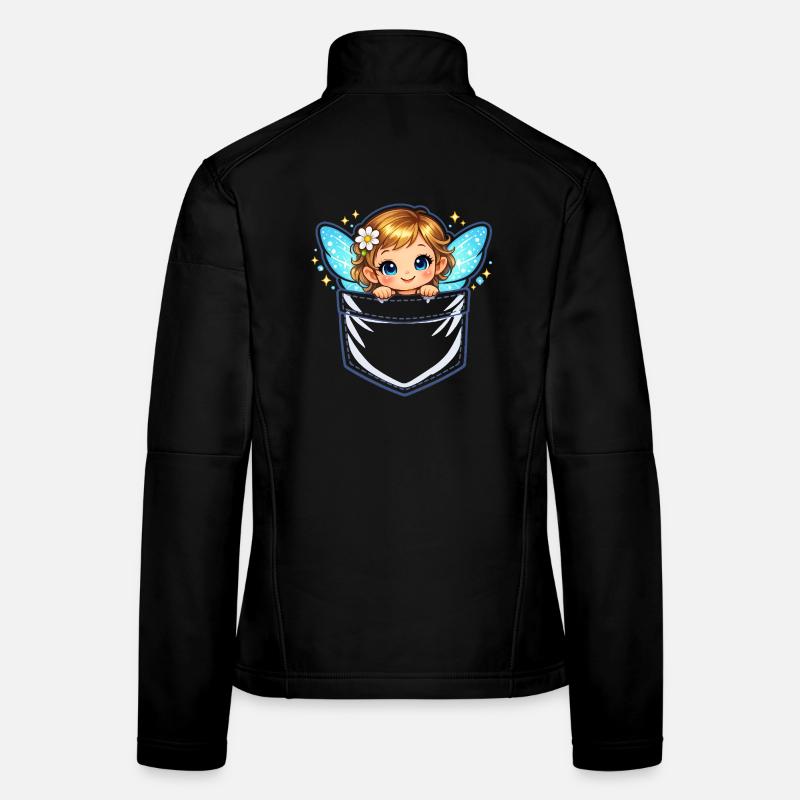Portail de la Poche des Anges Veste en tissu softshell Femme