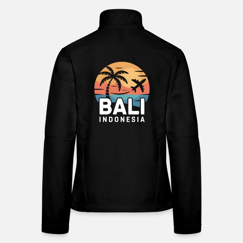Bali Indonesia Sunset Women's Softshell Jacket