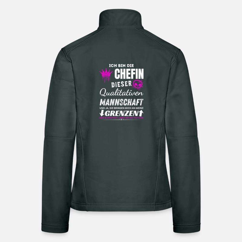 Chefin Qualitativen Mannschaft Chefin Geschenke Frauen Softshelljacke