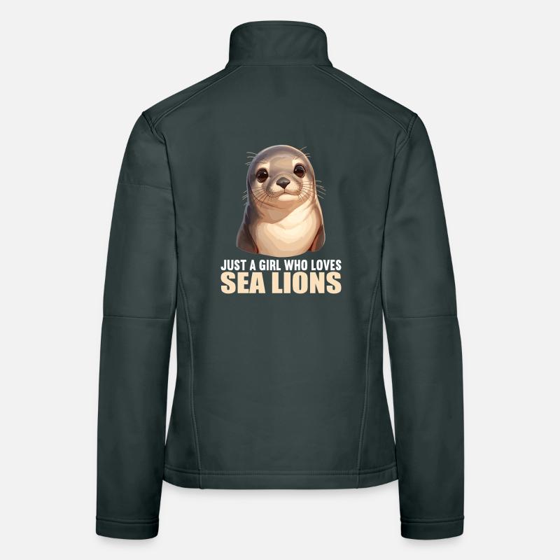 Seelöwen Seelöwe Frauen Softshelljacke