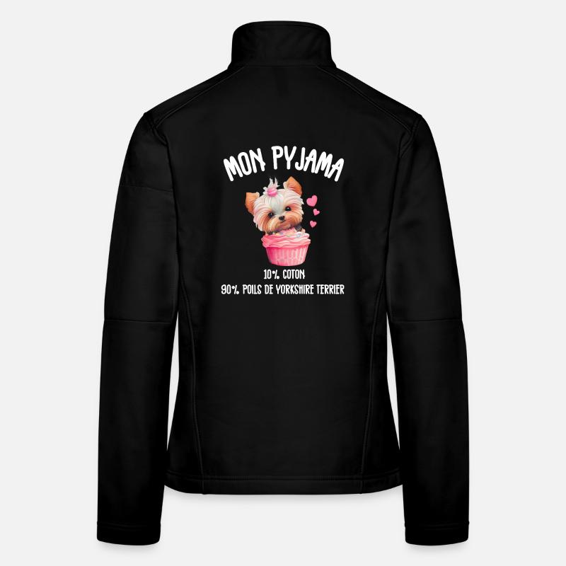 Lustige Yorkshire-Hundepyjamas  Frauen Softshelljacke