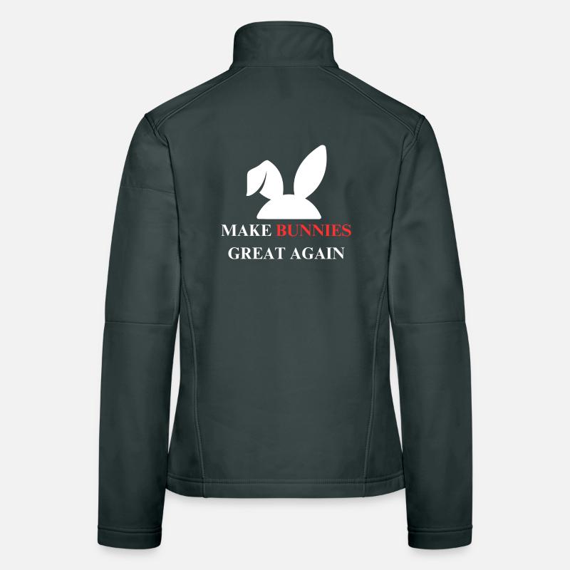 Make bunnies great again Women's Softshell Jacket