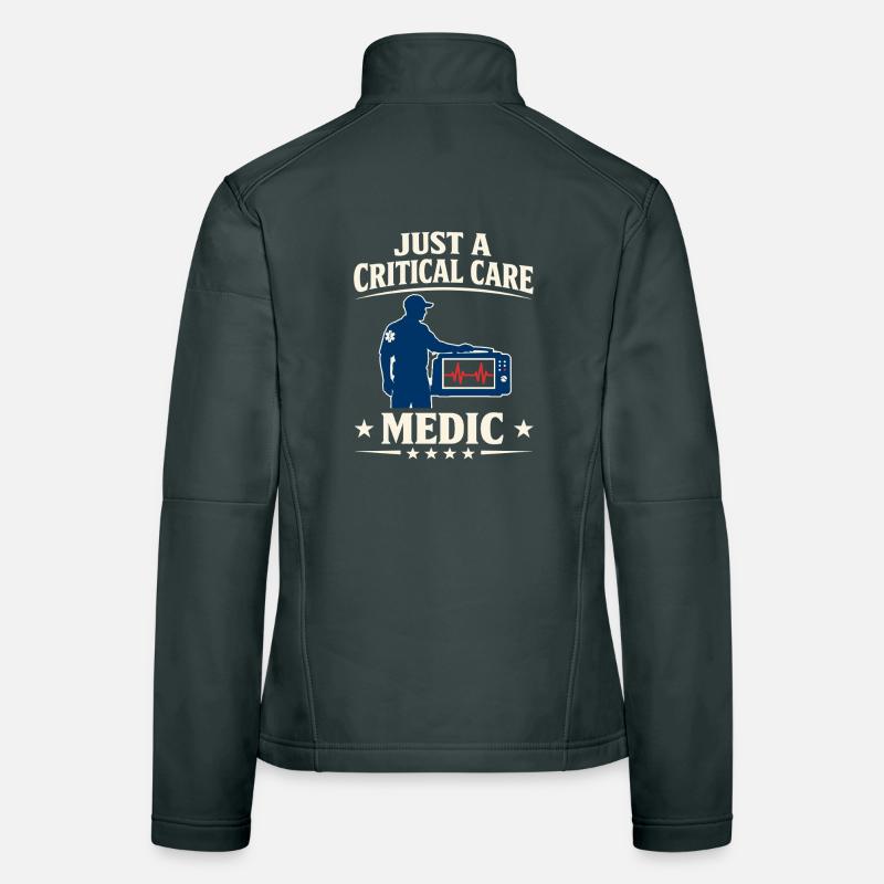 Intensive Care Paramedic Advanced EMT as Identity Women's Softshell Jacket