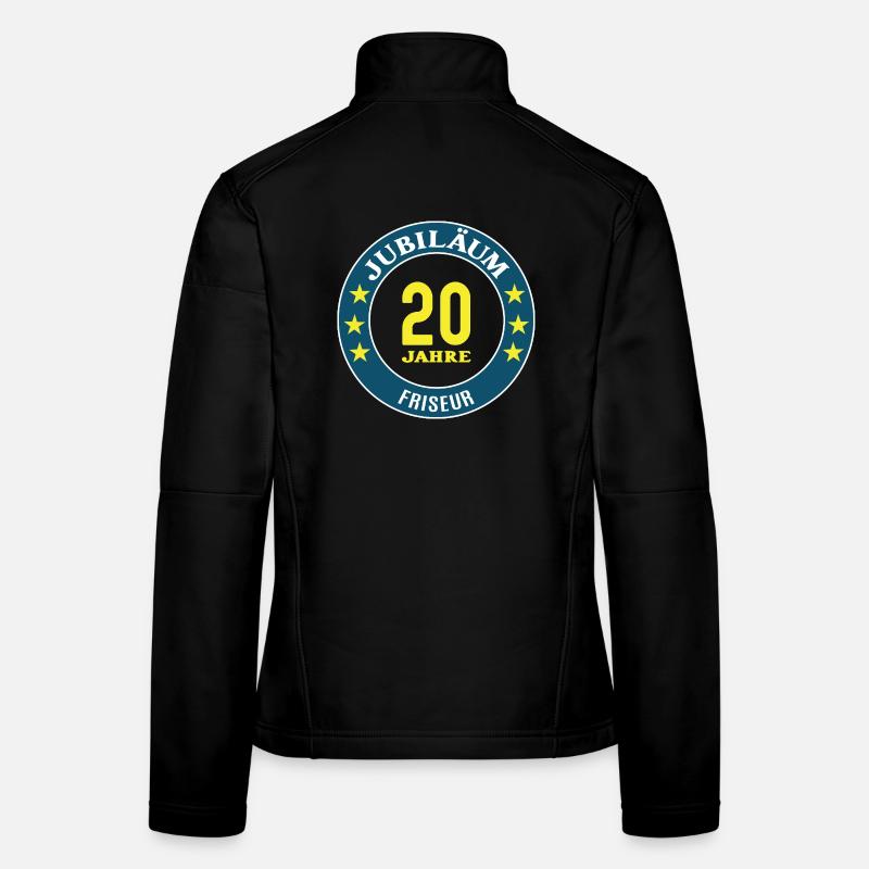 Friseur Jubiläum 20 Jahre 20. jähriges Jubilaeum Frauen Softshelljacke