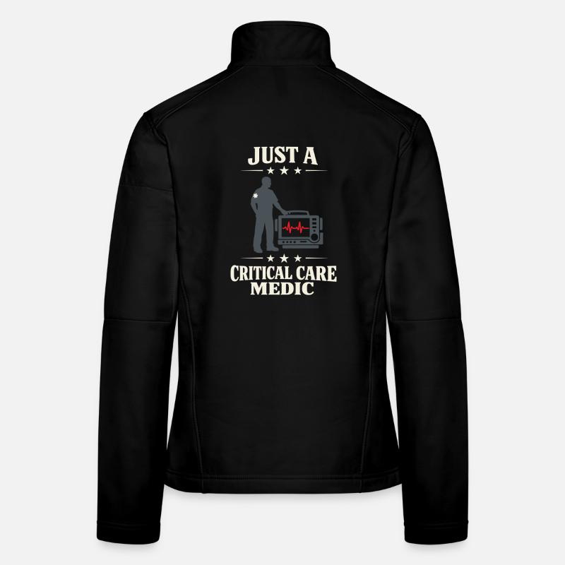 Intensive Care Paramedic Advanced EMT as Identity Women's Softshell Jacket