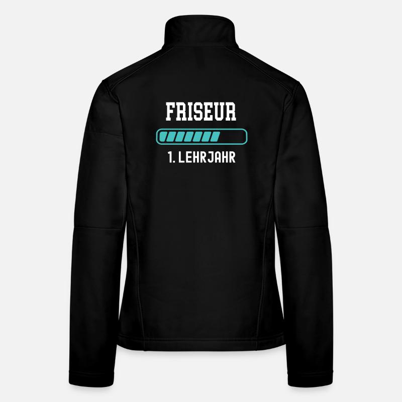 Formation de coiffeur 1 an d’apprentissage 1ère année de formation Veste en tissu softshell Femme