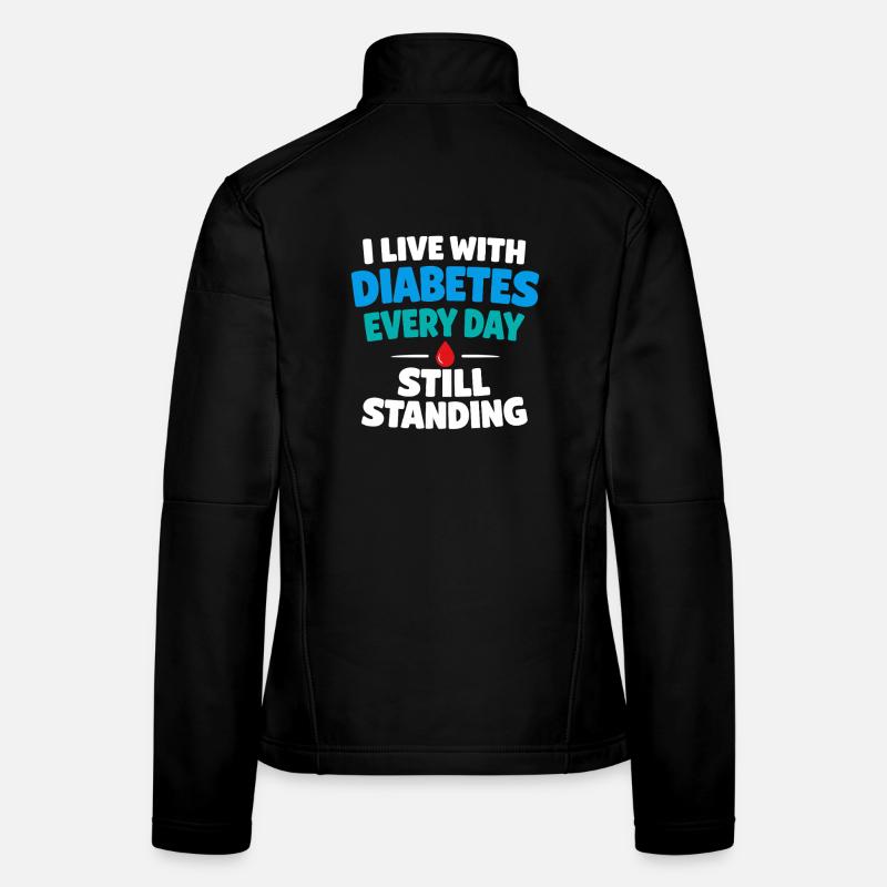 Blood Sugar Insulin Support Type One Pride Women's Softshell Jacket