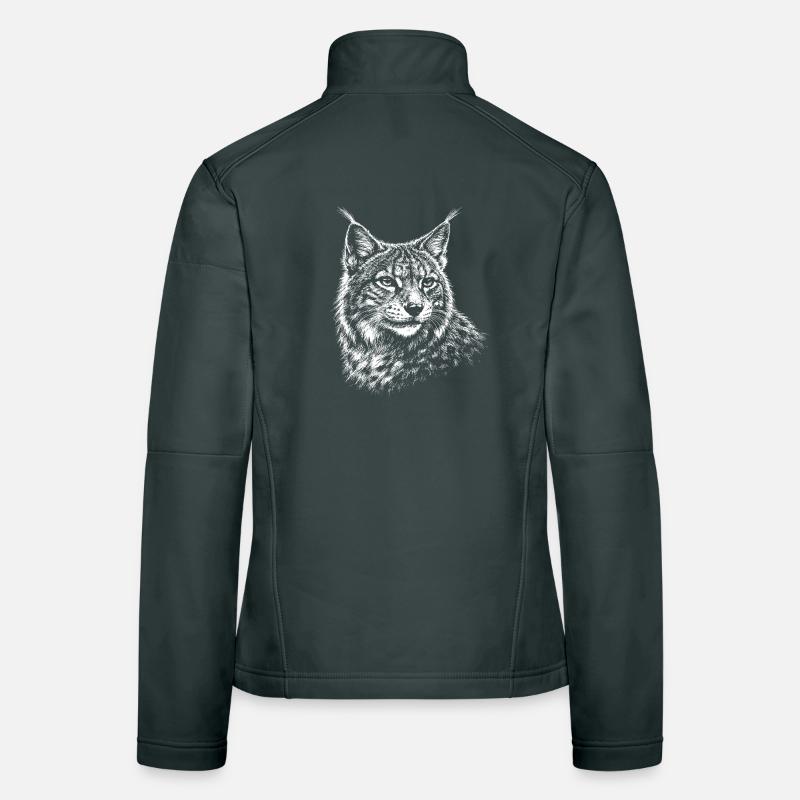 Lynx - realistic lynx graphics Women's Softshell Jacket