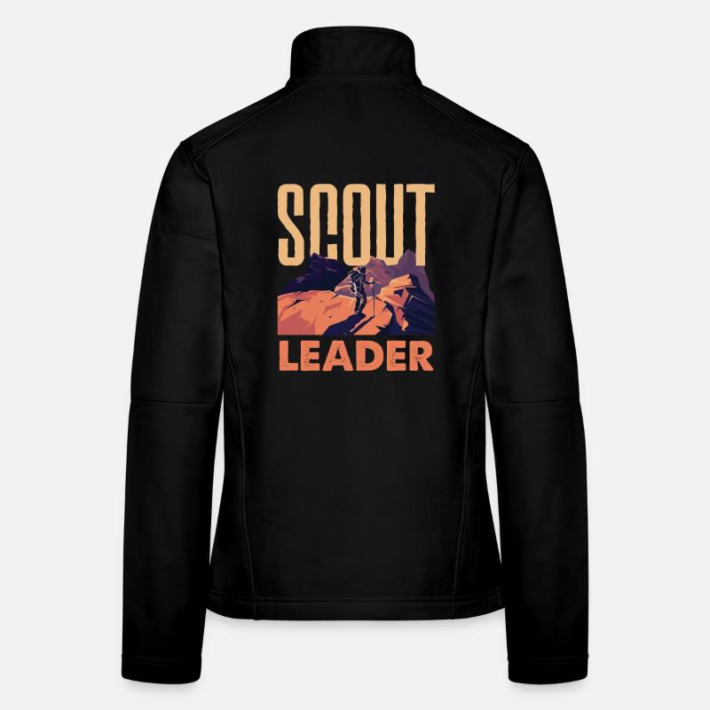 Chef scout Chef de troupe scoute Passe-temps Veste en tissu softshell Femme