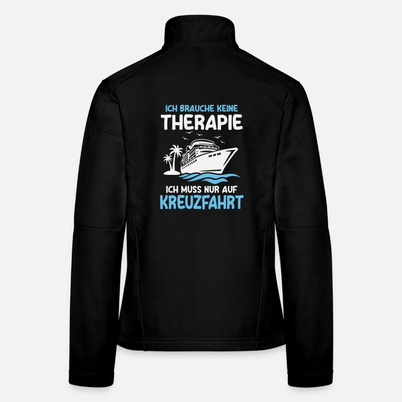 Vacances de croisière Croisières Veste en tissu softshell Femme