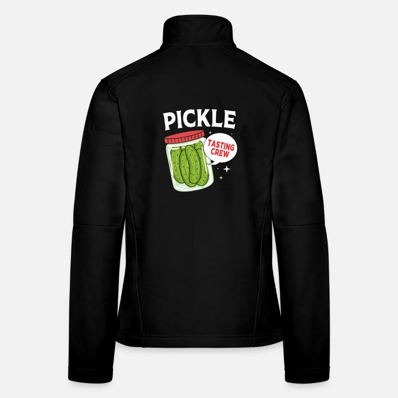 Essiggurke Gurke Gurken Frauen Softshelljacke