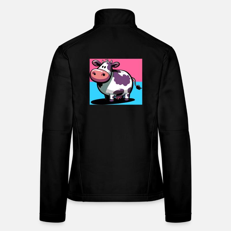 vache Veste en tissu softshell Femme
