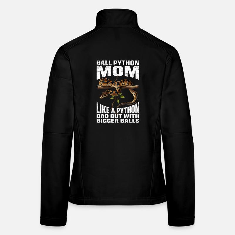 Maman Python roi Maman Serpents Terrarium Python Veste en tissu softshell Femme