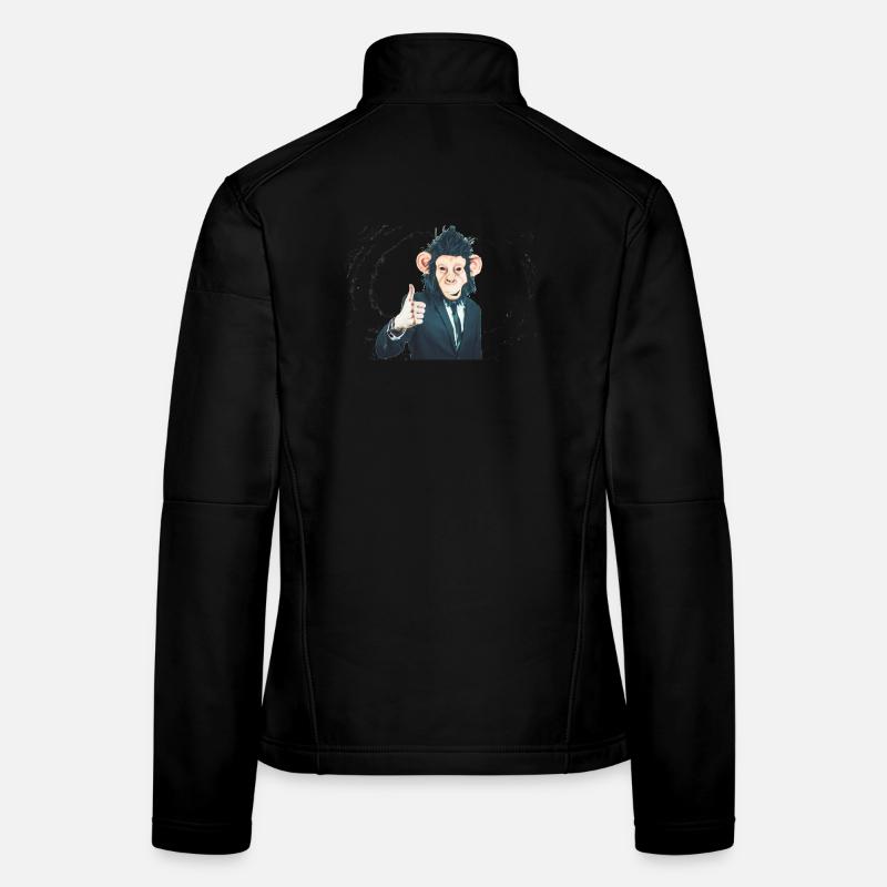 Singe Veste en tissu softshell Femme