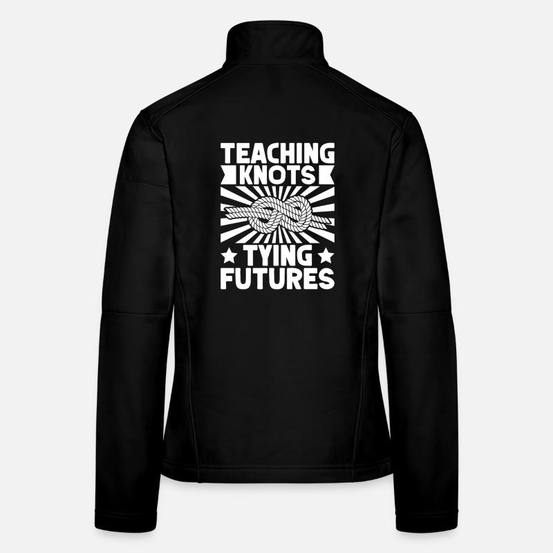boys scout Scouting Teaching Knots Scout Frauen Softshelljacke