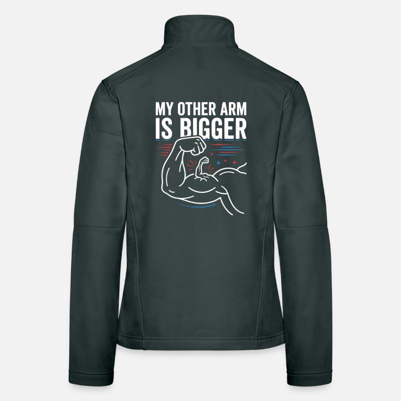 Anderer Arm Größer Meme Frauen Softshelljacke