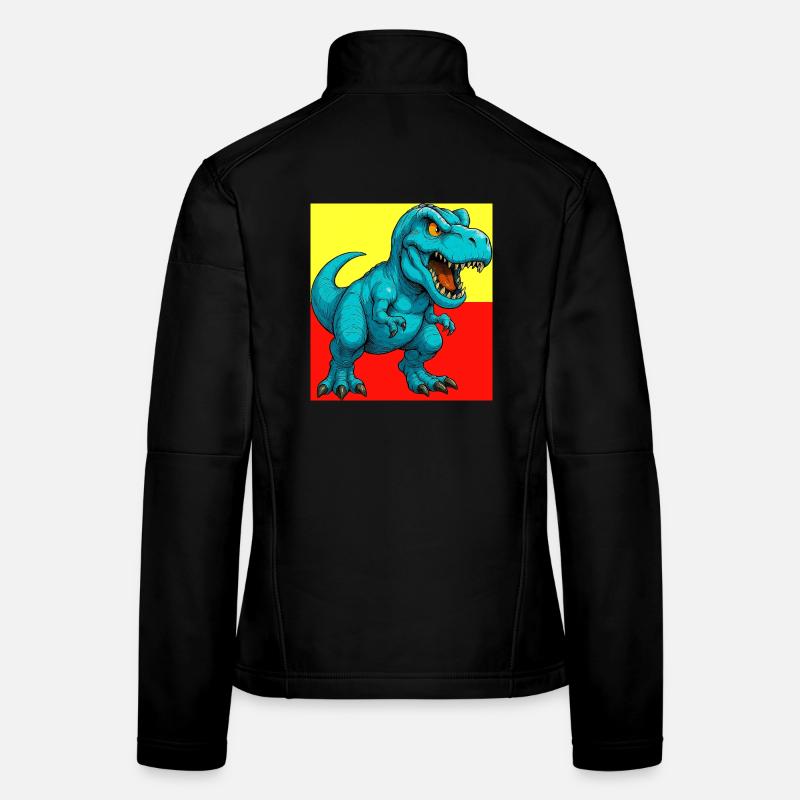 dinosaure Veste en tissu softshell Femme