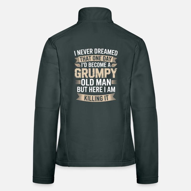 Grumpy Old Man: Es töten Frauen Softshelljacke