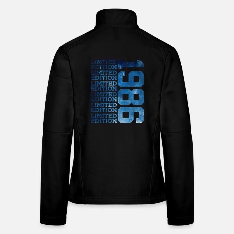 ÉDITION LIMITÉE 1986 40 ANS 40E ANNIVERSAIRE Veste en tissu softshell Femme