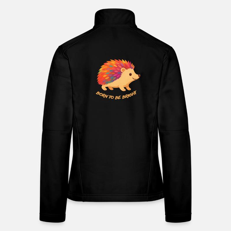 Hérisson Coloré Veste en tissu softshell Femme