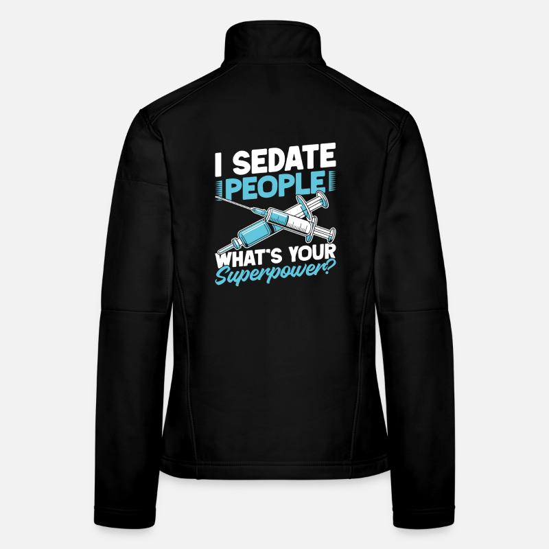Anesthesiologist What ́s Your Superpower Anesthesia Women's Softshell Jacket