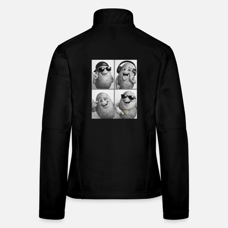 Kernknollen Groove Collage Frauen Softshelljacke