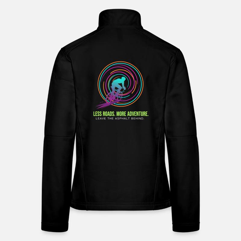 Radabenteuer: Neon Spiral Frauen Softshelljacke