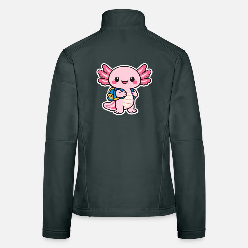 Cuddly axolotl Women's Softshell Jacket