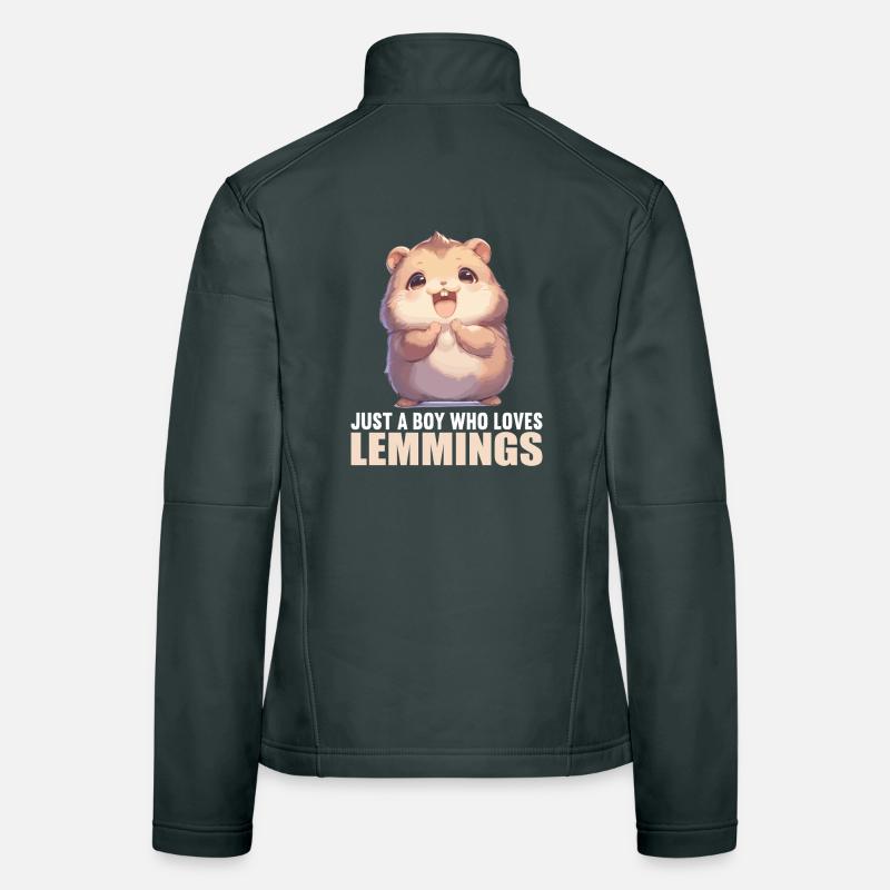 Lemminge Lemming Frauen Softshelljacke