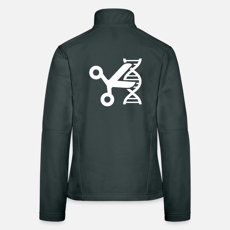CRISPR DNA Scissors Genetics Women's Softshell Jacket