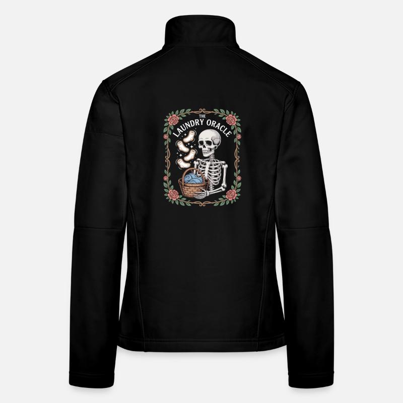 The Laundry Oracle Skeleton Laundry Humor Women's Softshell Jacket